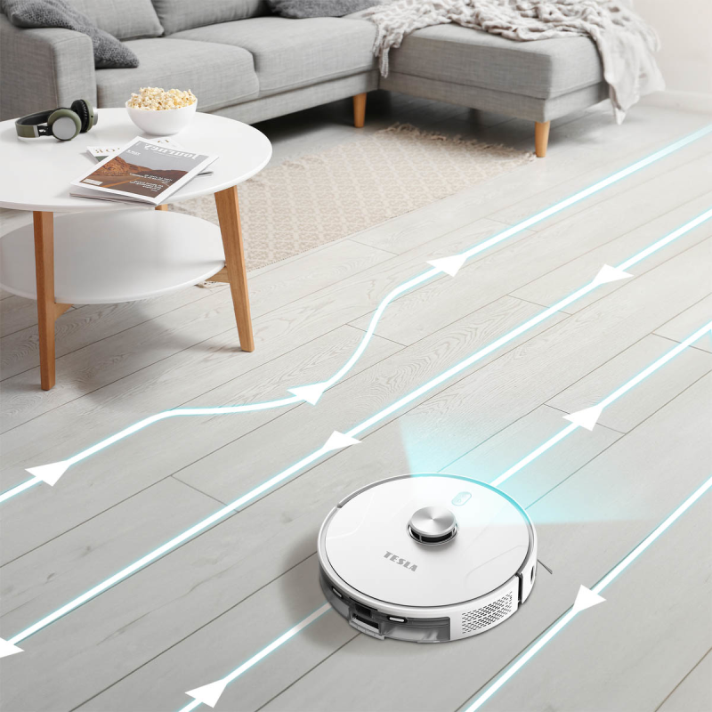 TESLA RoboStar iQ700 Robot odkurzający i mopujący 2w1 z nawigacją laserową