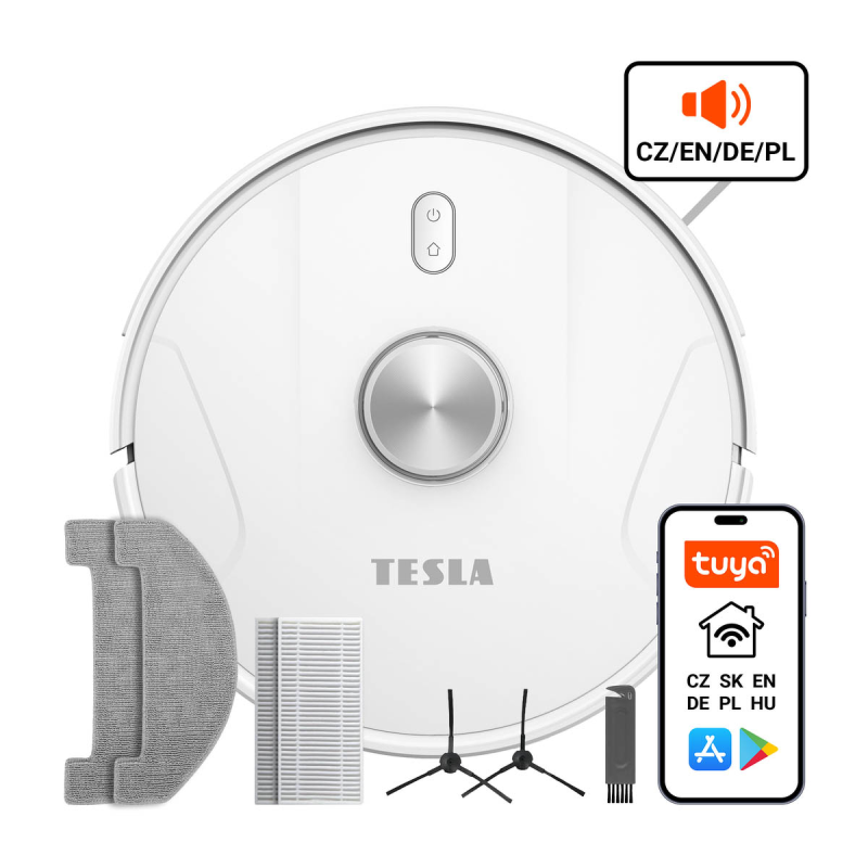 TESLA RoboStar iQ700 Robot odkurzający i mopujący 2w1 z nawigacją laserową