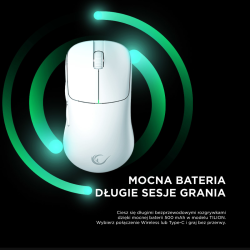 Rampage TILION Mysz bezprzewodowa Biała