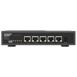 QNAP QSW-3205-5T | Kompaktowy niezarządzany przełącznik 5 portowy, 5x 10GbE Base-T