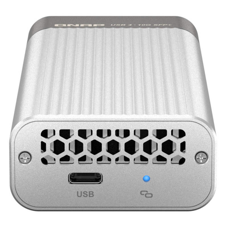 QNAP QNA-UC10G1SF | Adapter USB4 na 10Gb SFP+ dla PC (USB4) i Mac (Thunderbolt™)