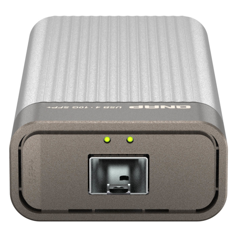 QNAP QNA-UC10G1SF | Adapter USB4 na 10Gb SFP+ dla PC (USB4) i Mac (Thunderbolt™)