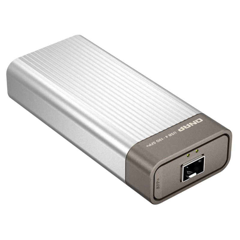 QNAP QNA-UC10G1SF | Adapter USB4 na 10Gb SFP+ dla PC (USB4) i Mac (Thunderbolt™)