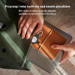 Belkin Uchwyty na AirTag z kółkiem do kluczy, 4 szt., czarne