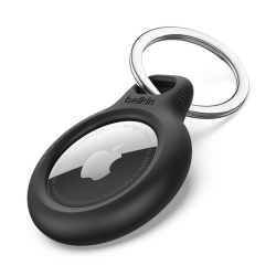 Belkin Uchwyty na AirTag z kółkiem do kluczy, 4 szt., czarne