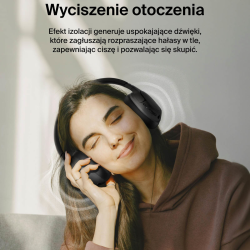 Belkin Słuchawki nauszne z redukcją hałasu, bezprzewodowe, czarne