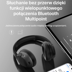 Belkin Słuchawki nauszne z redukcją hałasu, bezprzewodowe, czarne