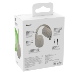 Belkin Słuchawki nauszne z redukcją hałasu, bezprzewodowe, kremowe