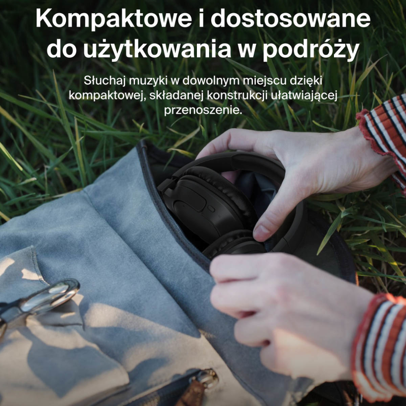 Belkin Słuchawki nauszne, bezprzewodowe, czarne