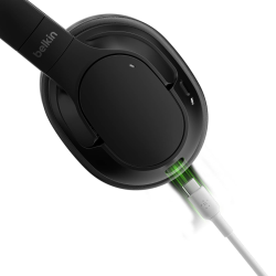 Belkin Słuchawki nauszne, bezprzewodowe, czarne