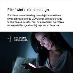 Ochrona ekranu na Samsung S23, TrueClear Curve, z filtrem światła niebieskiego