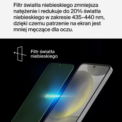 Belkin Szkło na Samsung S24, TrueClear Curve, z filtrem światła niebieskiego