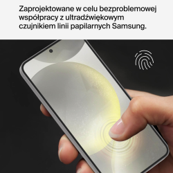 Belkin Folia ochronna na Samsung S24, TrueClear Curve, z filtrem światła niebieskiego