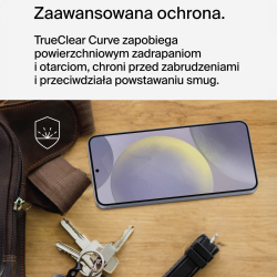 Belkin Szkło na Samsung S24+, TrueClear Curve, z filtrem światła niebieskiego