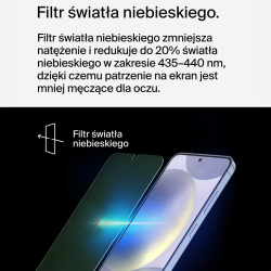 Belkin Szkło na Samsung S24+, TrueClear Curve, z filtrem światła niebieskiego