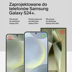 Belkin Folia ochronna na Samsung S24+, TrueClear Curve, z filtrem światła niebieskiego