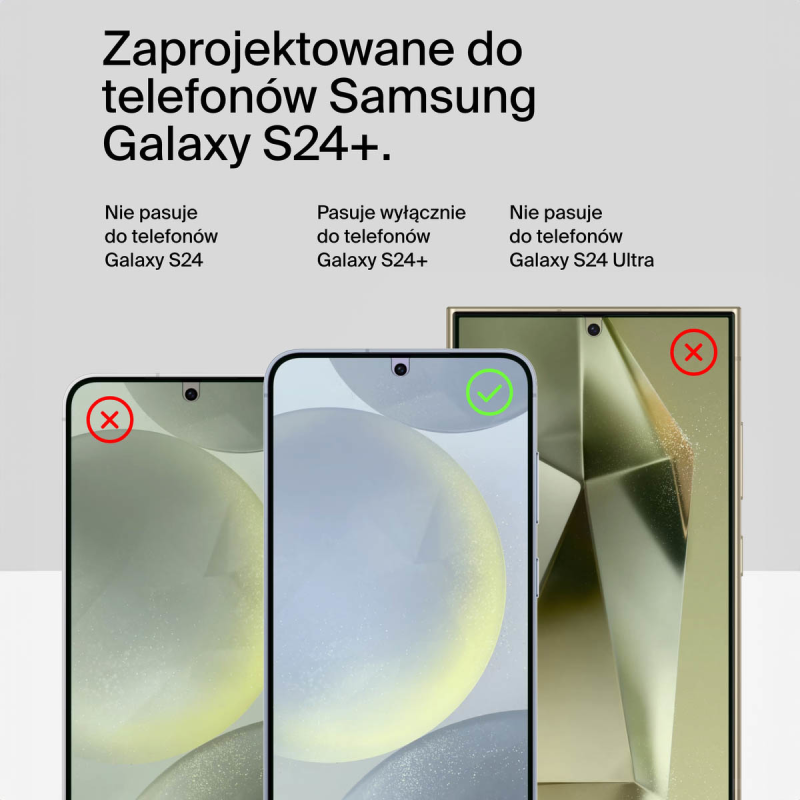 Belkin Szkło na Samsung S24+, TrueClear Curve, z filtrem światła niebieskiego