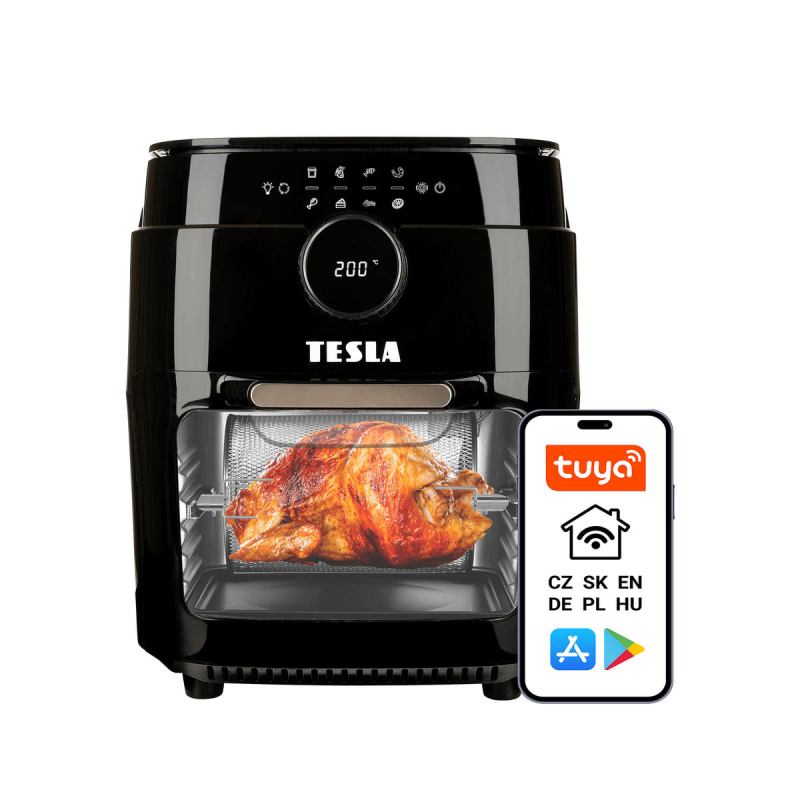 TESLA AirCook & Grill QG800 WiFi wielofunkcyjna frytkownica i grill z aplikacją mobilną