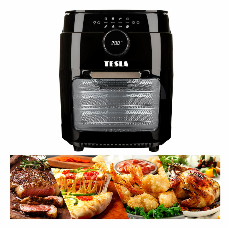 TESLA AirCook & Grill QG800 WiFi wielofunkcyjna frytkownica i grill z aplikacją mobilną