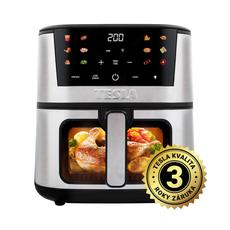 TESLA AirCook Q60 XXL Pro Wielofunkcyjna beztłuszczowa frytkownica