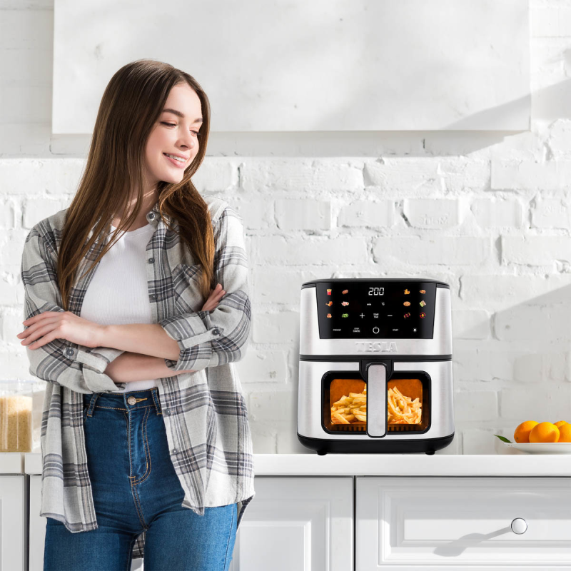 TESLA AirCook Q60 XXL Pro Wielofunkcyjna beztłuszczowa frytkownica