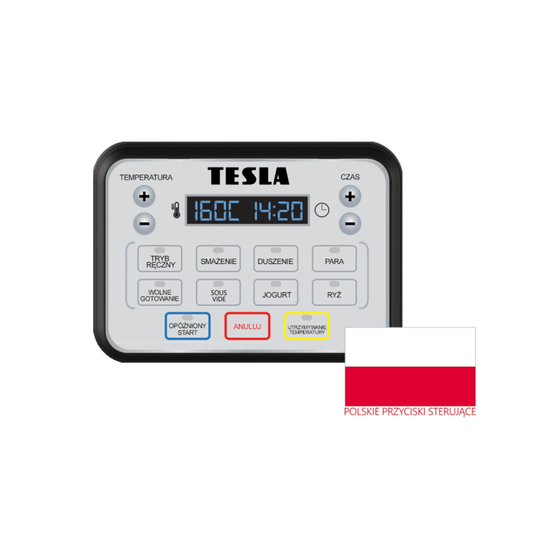 TESLA MultiCook M80 Deluxe wielofunkcyjny multicooker 