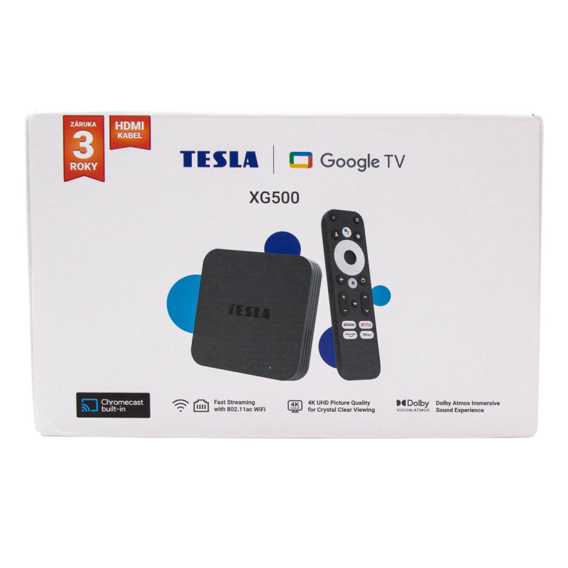 TESLA MediaBox XG500 Odtwarzacz multimedialny z Google TV