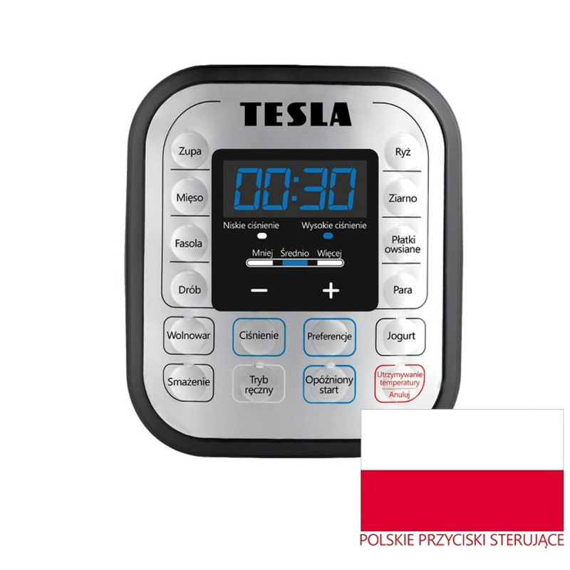 TESLA EliteCook K70 wielofunkcyjny szybkowar elektryczny 11w1 WiFi