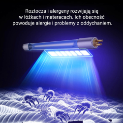 TESLA LifeStar UV550 ręczny odkurzacz antybakteryjny z lampą UV-C