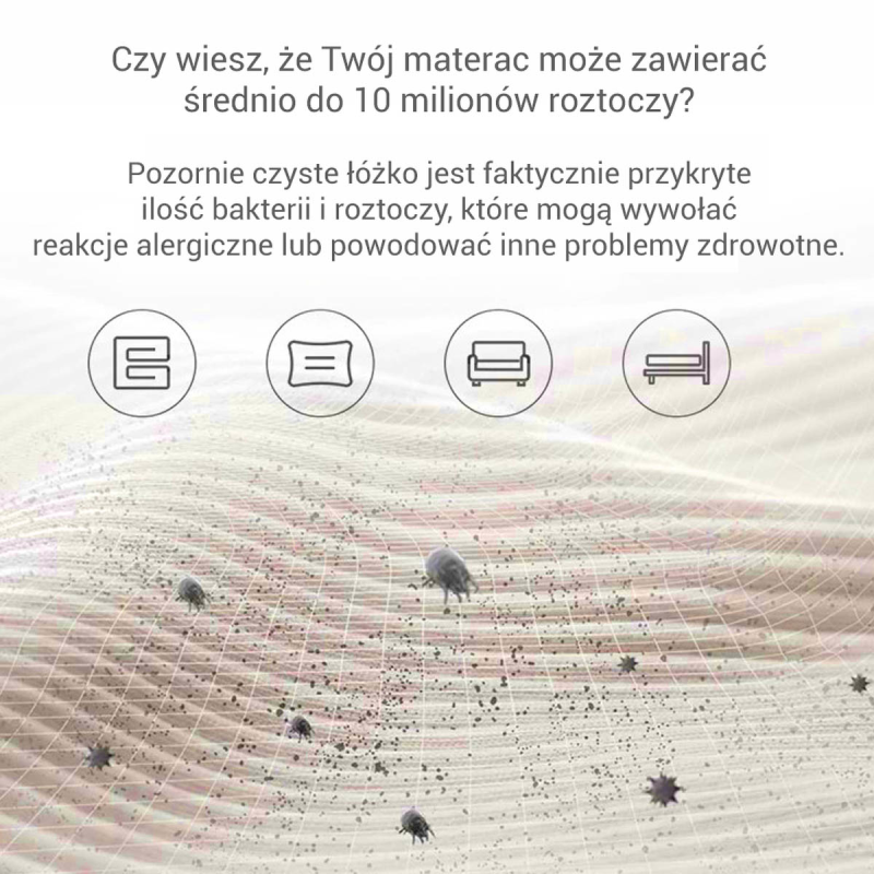 TESLA LifeStar UV550 ręczny odkurzacz antybakteryjny z lampą UV-C