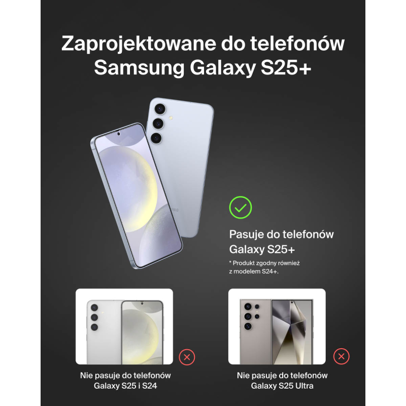 Belkin Szkło na Samsung S25+ / S24+, InvisiGlass, z aplikatorem