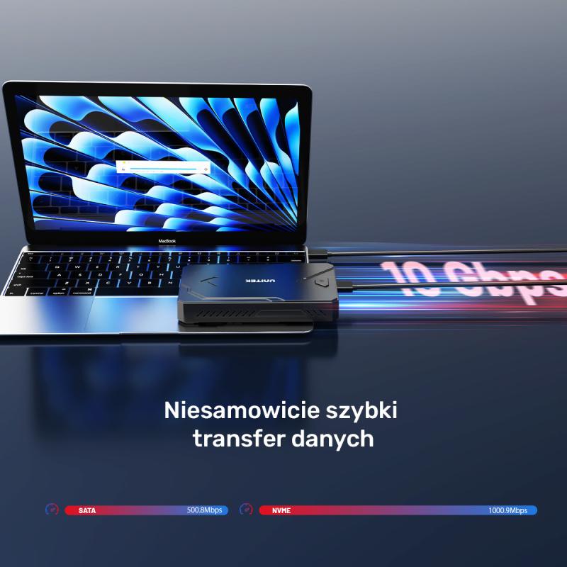 Unitek Obudowa dysku SSD M.2 NVMe i SATA 10Gbps USB