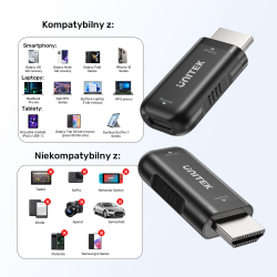 Unitek Adapter USB-C do HDMI 4K@60Hz