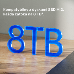 Unitek USB4 4-kieszeniowa stacja dokująca/ klonująca M.2 SSD