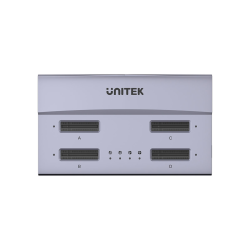 Unitek USB4 4-kieszeniowa stacja dokująca/ klonująca M.2 SSD