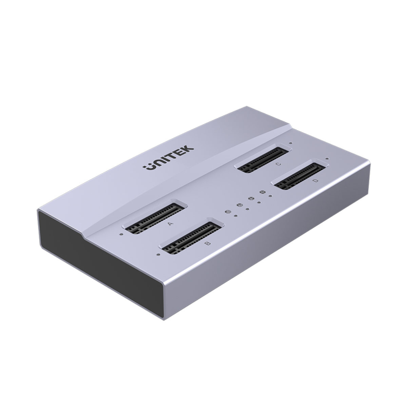Unitek USB4 4-kieszeniowa stacja dokująca/ klonująca M.2 SSD