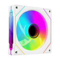 Rampage Wentylator do obudowy 120MM 1800RPM Infinite loop ARGB biały PWM