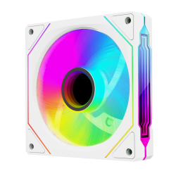 Rampage Wentylator do obudowy 120MM 1800RPM Infinite loop ARGB biały PWM