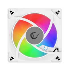 Rampage Wentylator do obudowy 120MM 1800RPM Infinite loop ARGB biały PWM