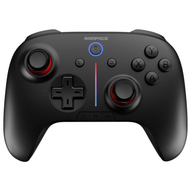 Rampage Hydra Pad bezprzewodowy RGB 2.4G Hall, spusty analogowe