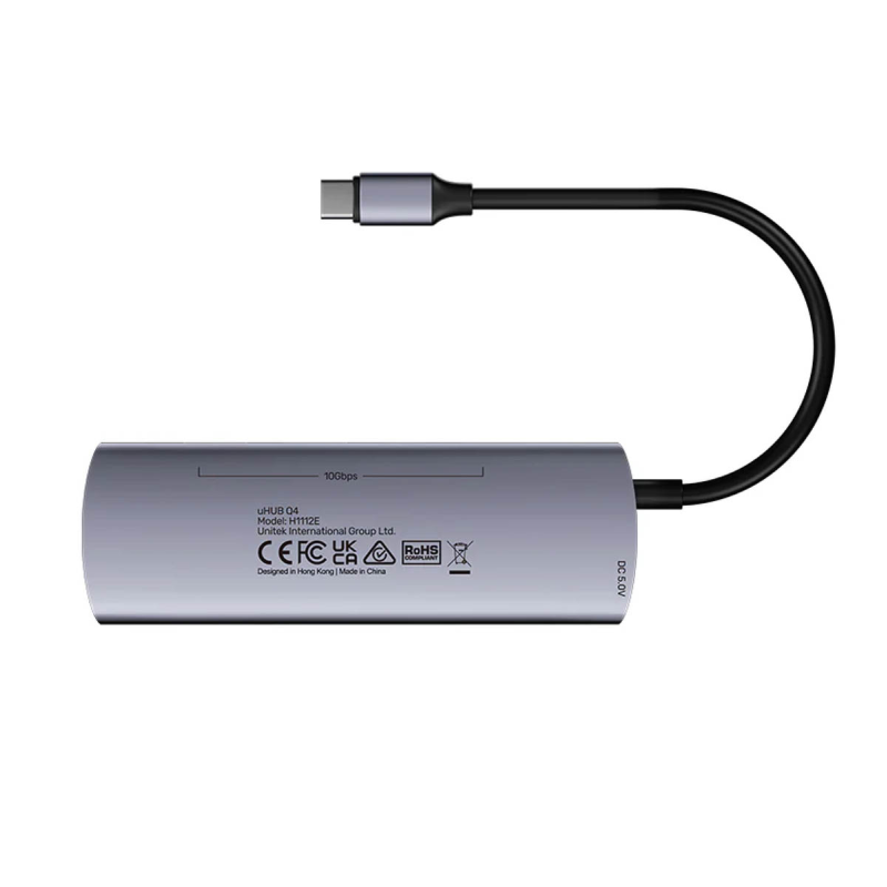 Unitek Hub 4w1 USB-C 10 Gbps, 4x USB-A H1112EGY01