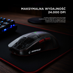 Rampage mysz bezprzewodowa TILION Czarna