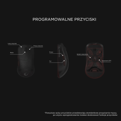 Rampage mysz bezprzewodowa TILION Czarna