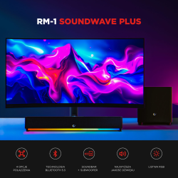 Rampage RM-1 SoundWave Plus głośnik gamingowy TF, BT+USB+AUX… | PartsPC.pl