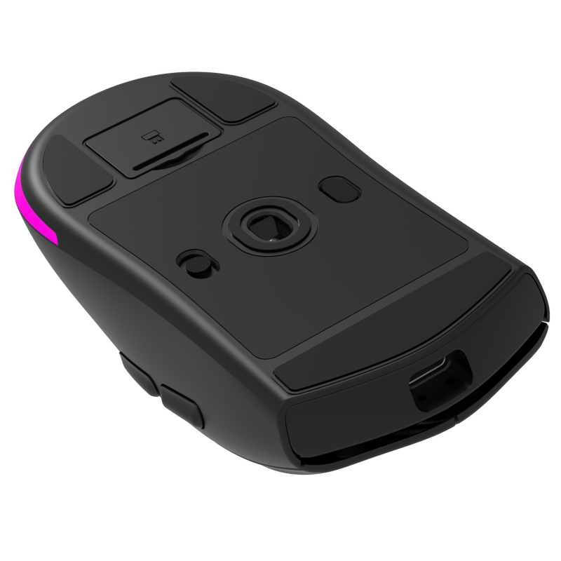 Rampage Prote M5 mysz bezprzewodowa 24000 DPI RGB LED 1K Hz czarna