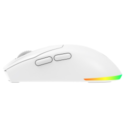 Rampage Prote M5 mysz bezprzewodowa 24000 DPI RGB LED 1K Hz biała