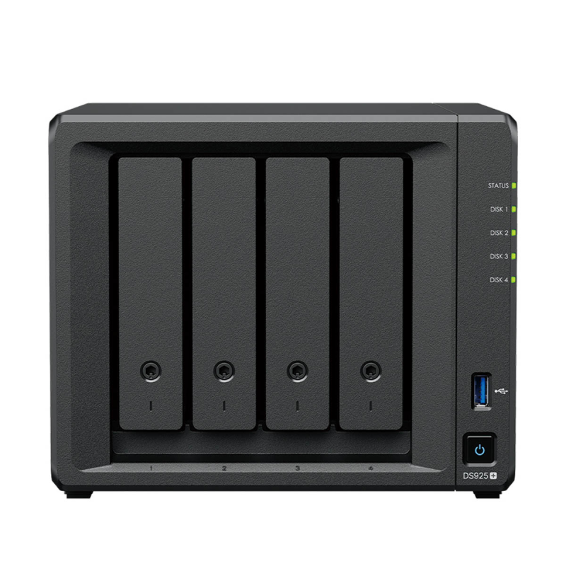Synology DS925+ /32T | 4-zatokowy serwer NAS w zestawie z dyskami o łącznej pojemności 32TB, Tower