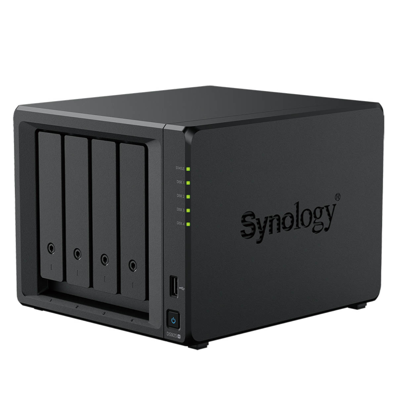 Synology DS925+ /8T | 4-zatokowy serwer NAS w zestawie z dyskami o łącznej pojemności 8TB, Tower
