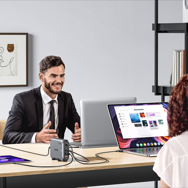 Unitek Szybka ładowarka sieciowa 2xUSB-A 3xUSB-C GAN 188W