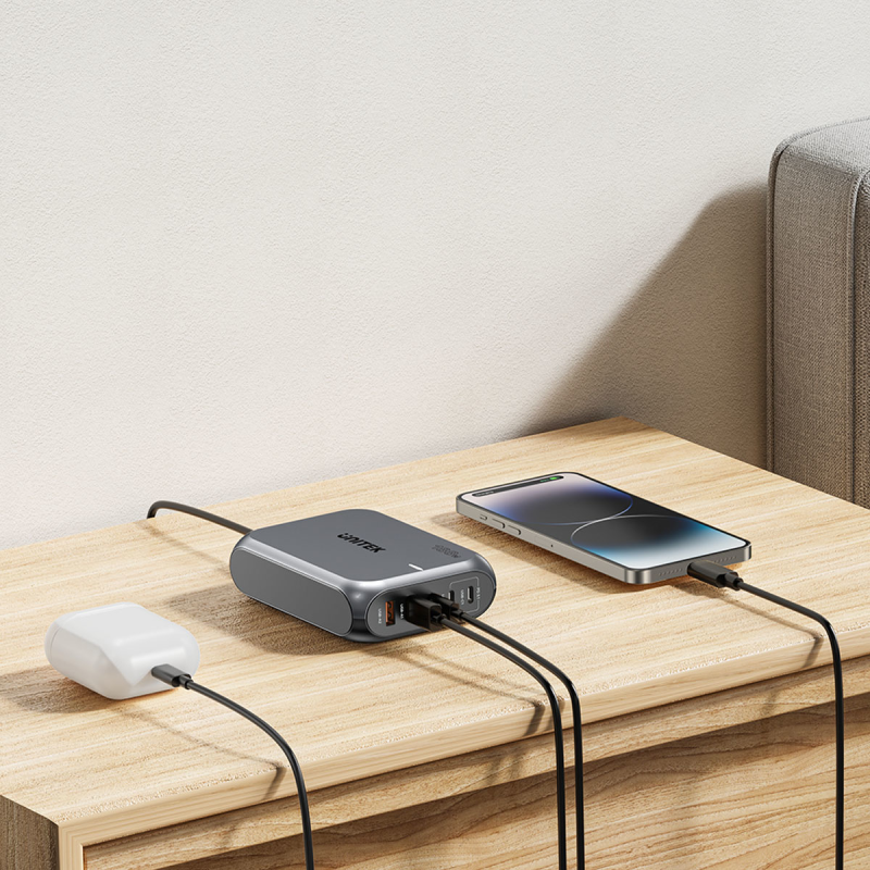 Unitek Szybka ładowarka sieciowa 2xUSB-A 3xUSB-C GAN 188W